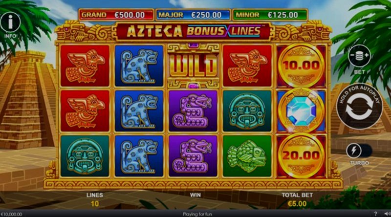 Play Azteca Bonus Lines by Playtech at 1Win Casino