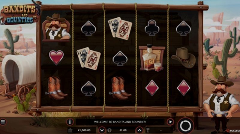 Play Bandits and Bounties by Nucleus Gaming at 1Win Casino