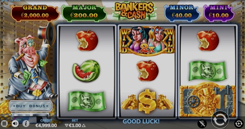 Play Bankers & Cash by Bluehorn at 1Win Casino