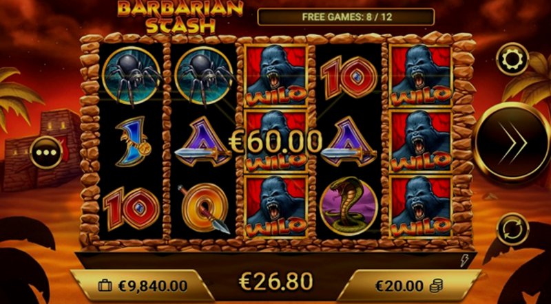 Play Barbarian by 7777 Gaming at 1Win Casino