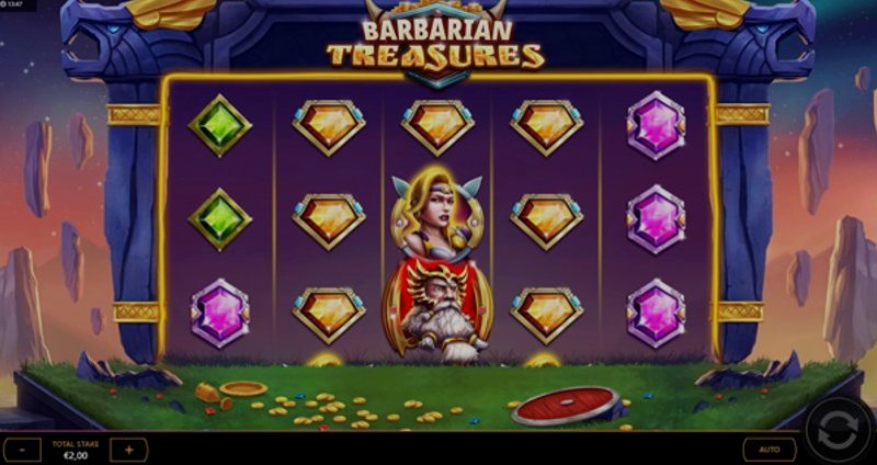 Play Barbarian Treasures by Red Tiger at 1Win Casino