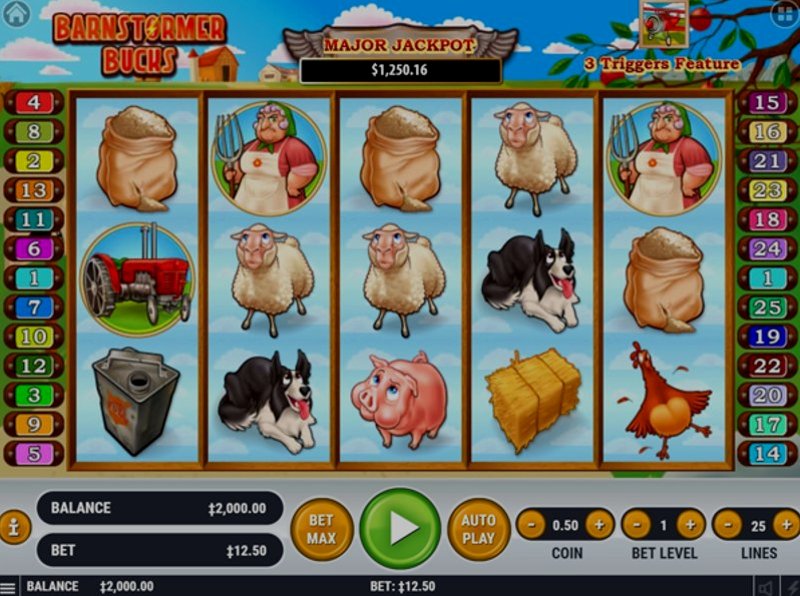 Play Barnstormer Bucks by Habanero at 1Win Casino