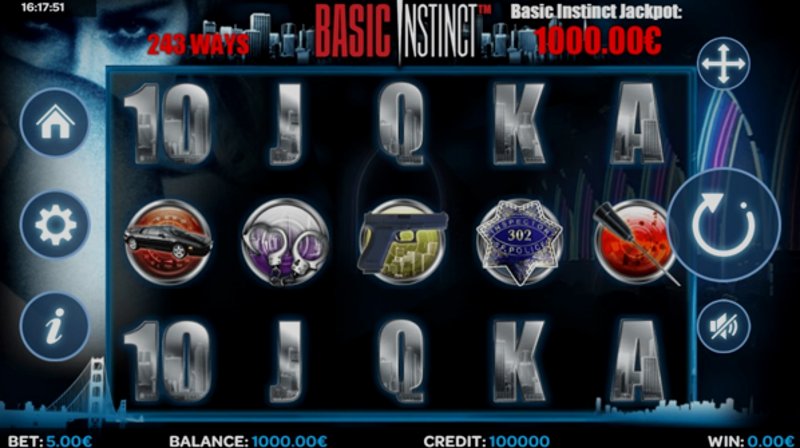 Play Basic Instinct by Isoftbet at 1Win Casino