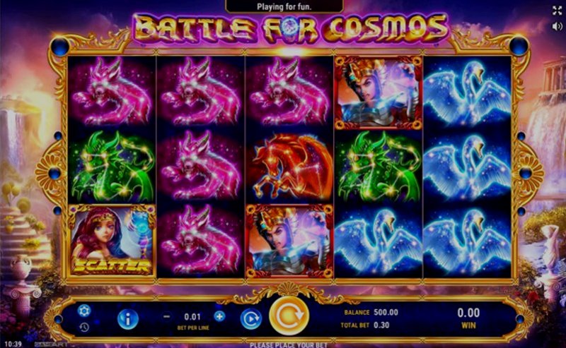 Play Battle For Cosmos by Gameart at 1Win Casino