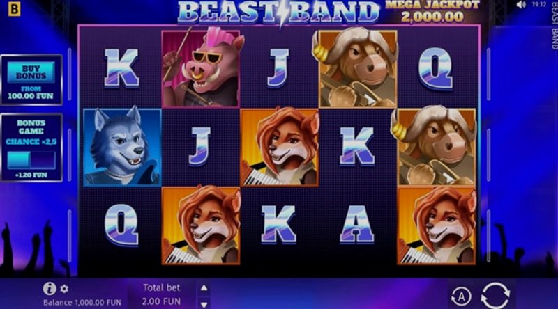 Play Beast Band by Bgaming at 1Win Casino