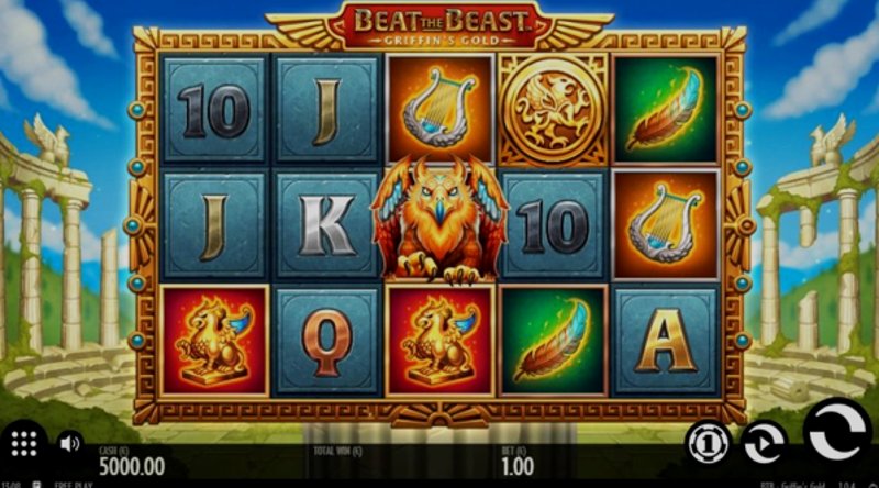 Play Beat the Beast Griffins Gold by Thunderkick at 1Win Casino