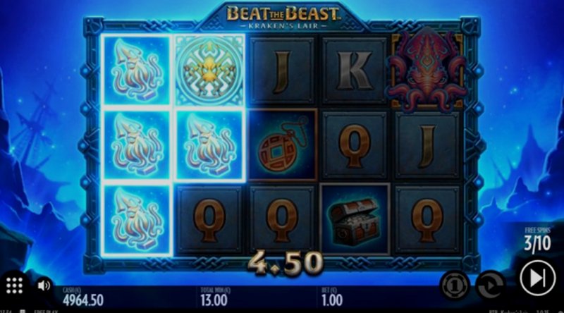 Play Beat the Beast: Kraken’s Lair by Thunderkick at 1Win Casino