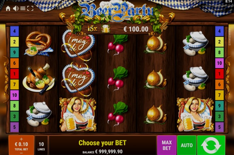 Play Beer Party by Gamomat Standard at 1Win Casino