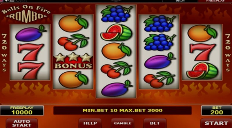 Play Bells On Fire Rombo by Amatic at 1Win Casino