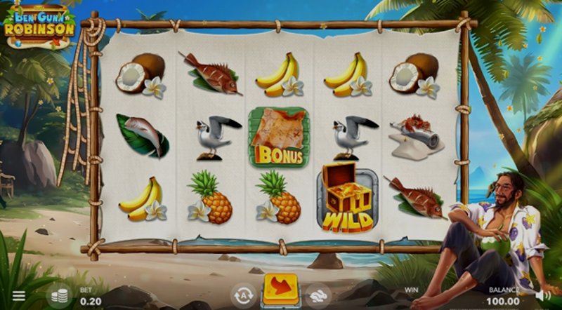 Play Ben Gunn Robinson by Mascot Gaming at 1Win Casino