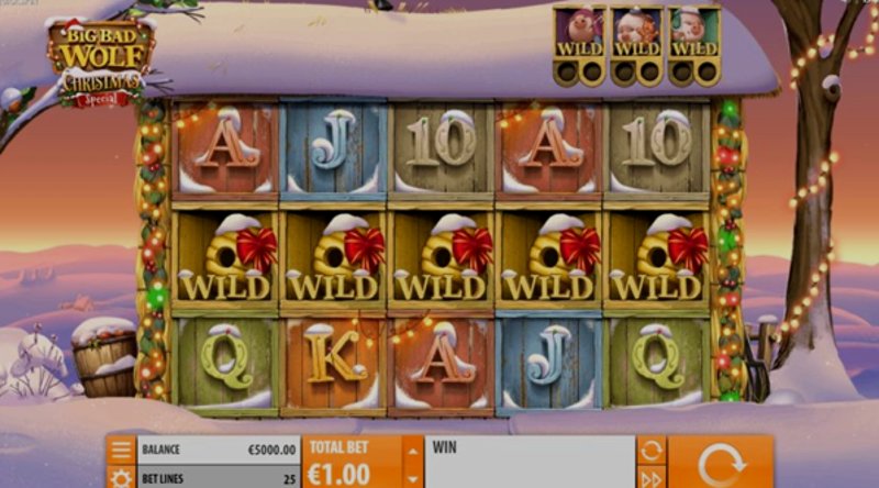 Play Big Bad Wolf Christmas Special by Quickspin at 1Win Casino