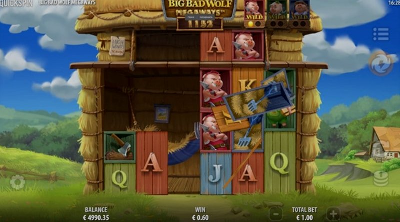 Play Big Bad Wolf by Quickspin at 1Win Casino