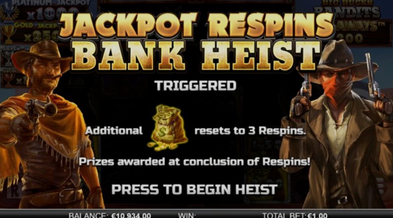 Play Big Bucks Bandits Megaways by Yggdrasil at 1Win Casino