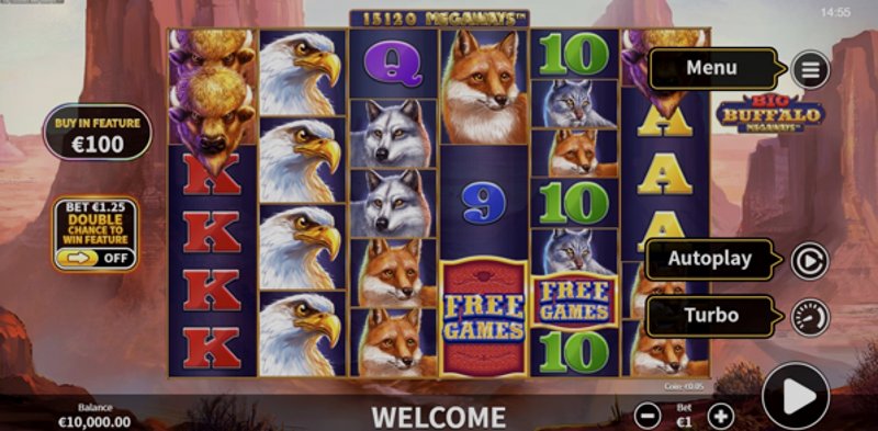 Play Big Buffalo Megaways by Skywind at 1Win Casino