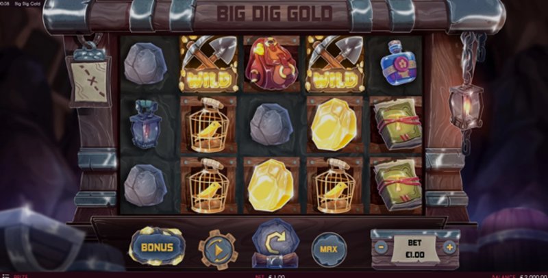 Play Big Dig Gold by Triplecherry at 1Win Casino