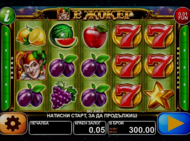 Play Big Joker by Ct Interactive at 1Win Casino