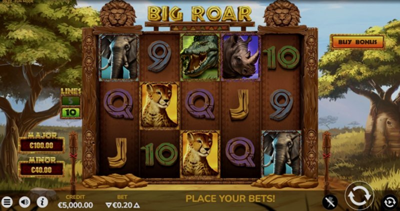 Play Big Roar by Bluehorn at 1Win Casino