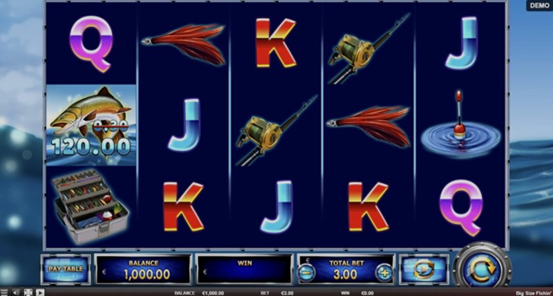 Play Big Size Fishin by Red Rake at 1Win Casino