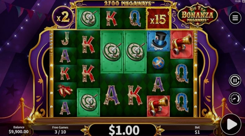 Play Big Top by Microgaming at 1Win Casino