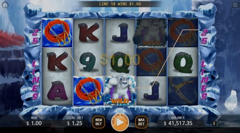 Play Bigfoot Yeti by Kaga at 1Win Casino