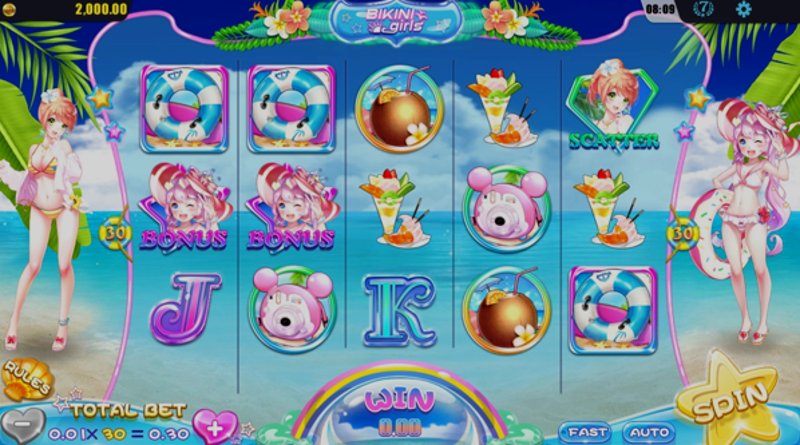 Play Bikini Party by Microgaming at 1Win Casino