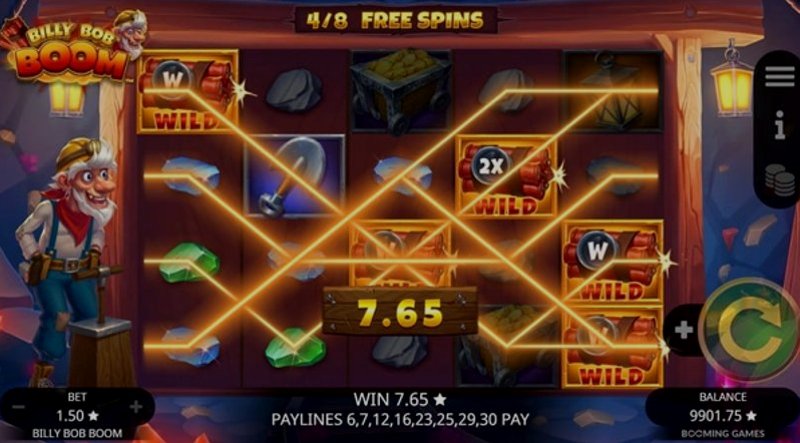 Play Billy Bob Boom by Booming at 1Win Casino