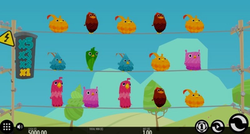 Play Birds On A Wire by Thunderkick at 1Win Casino