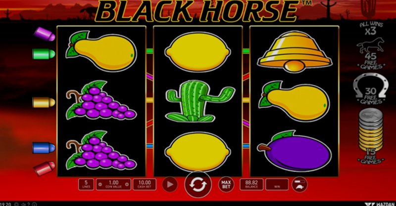 Play Black Horse in India at 1Win Casino