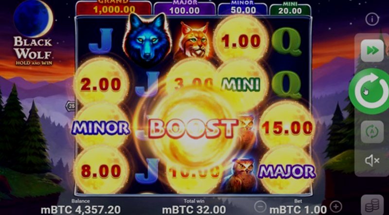 Play Black Wolf by Booongo at 1Win Casino