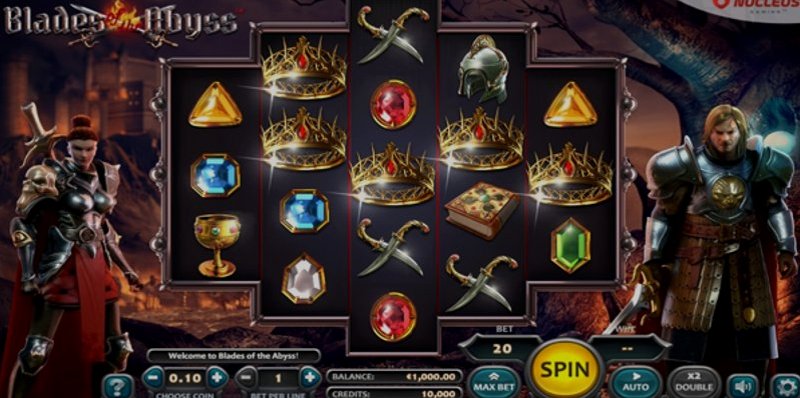 Play Blades of the Abyss by Nucleus Gaming at 1Win Casino