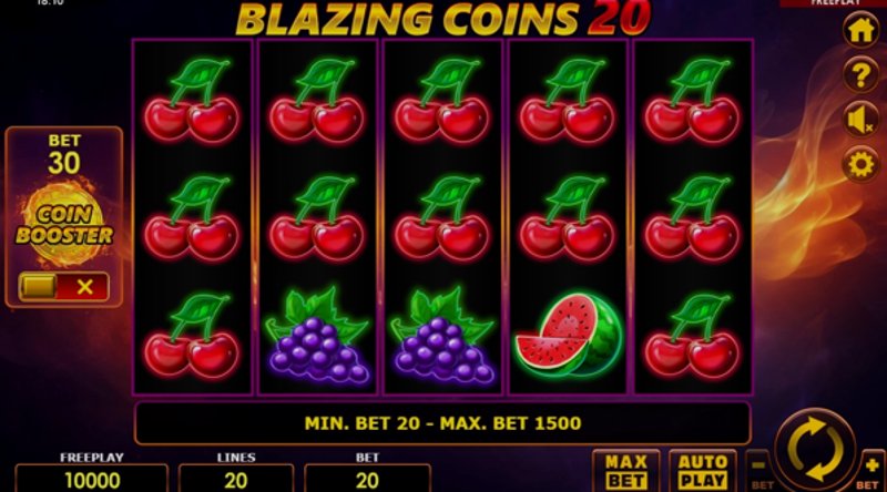 Play Blazing Coins 20 by Amatic at 1Win Casino