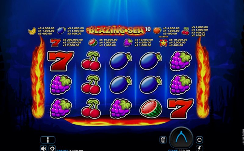 Play Blazing Sea 10 by Games Global at 1Win Casino