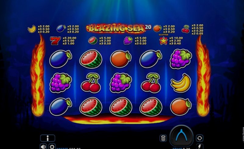 Play Blazing Sea 20 by Games Global at 1Win Casino