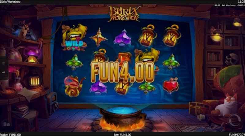 Play Blirix Workshop by Iron Dog Studios at 1Win Casino