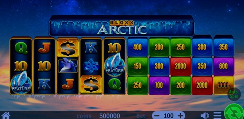 Play Bloxx Arctic by Swintt at 1Win Casino