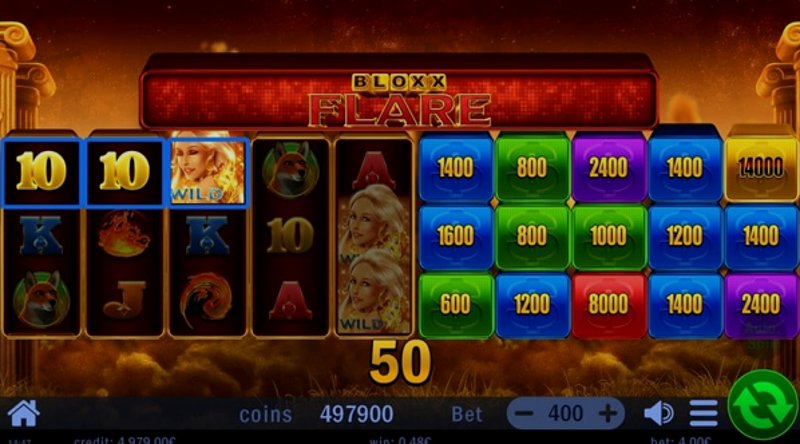 Play Bloxx Flare by Swintt at 1Win Casino