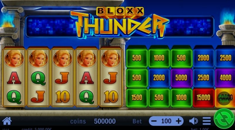 Play Bloxx Thunder by Swintt at 1Win Casino