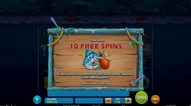 Play Boat Bonanza Colossal Catch by Playn Go at 1Win Casino