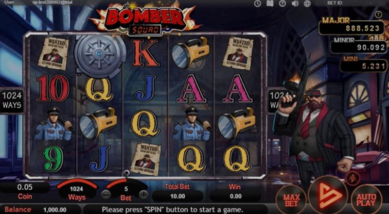 Play Bomber Squad by Simpleplay at 1Win Casino