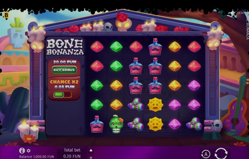 Play Bone Bonanza by Bgaming at 1Win Casino