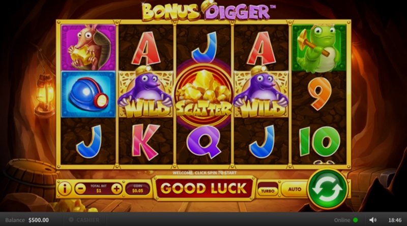 Play Bonus Digger by Skywind at 1Win Casino