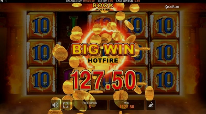 Play Book Hotfire by Novomatic at 1Win Casino