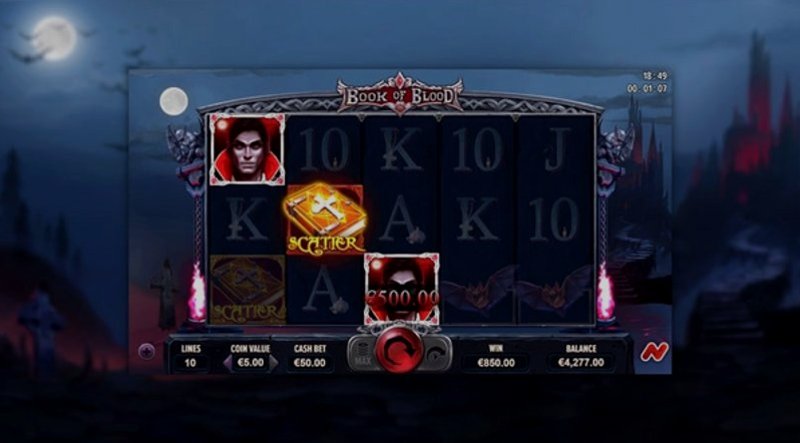 Play Book of Blood by Netgaming at 1Win Casino