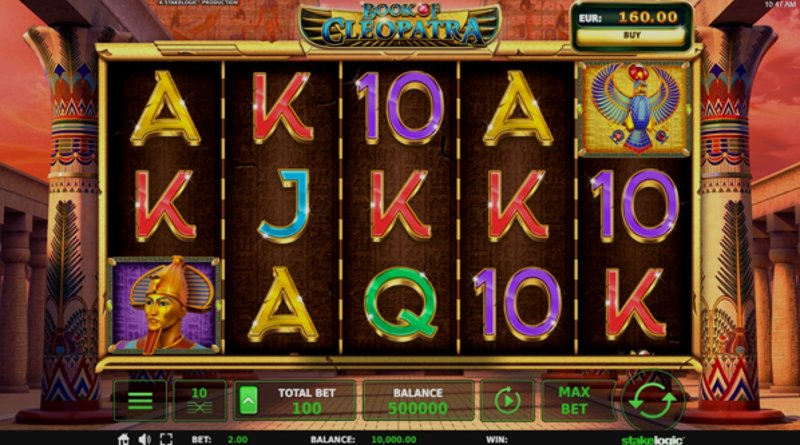 Play Book of Cleopatra by Stakelogic at 1Win Casino