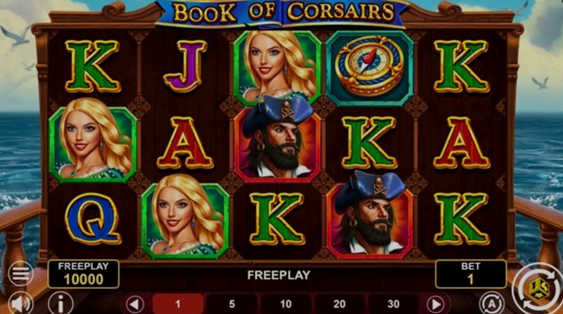 Play Book of Corsairs by 1spin4win at 1Win Casino