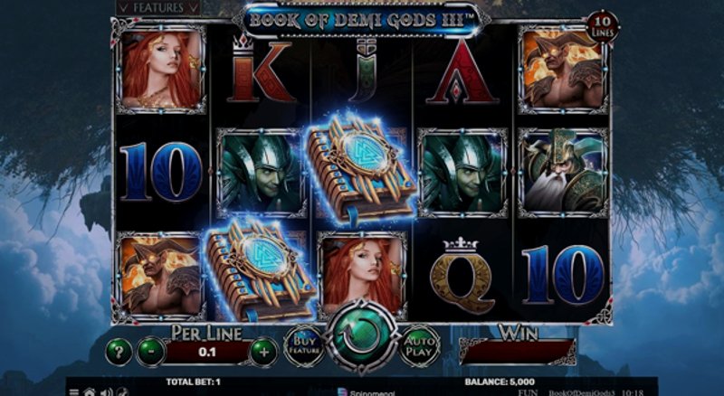 Play Book Of Demi Gods 3 by Spinomenal at 1Win Casino