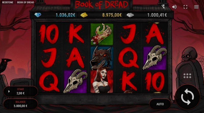 Play Book of Dread by Fazi at 1Win Casino