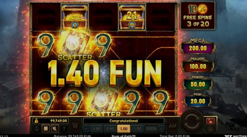 Play Book of Faith™ by Wazdan at 1Win Casino