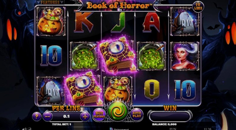 Play Book Of Horror by Spinomenal at 1Win Casino