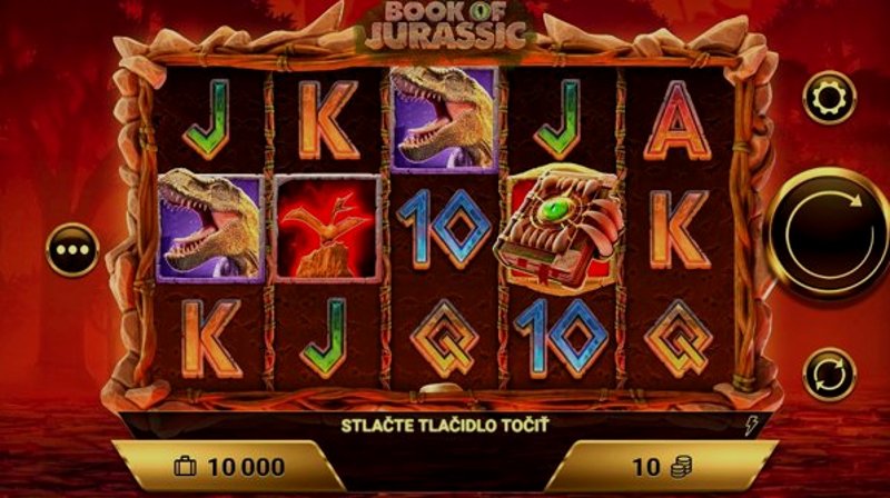 Play Book of Jurassic by Amigogaming at 1Win Casino